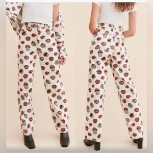 Wrangler Read My Lips Jeans Barrel 652 High Rise Barrel jeans size 26x31 new‎